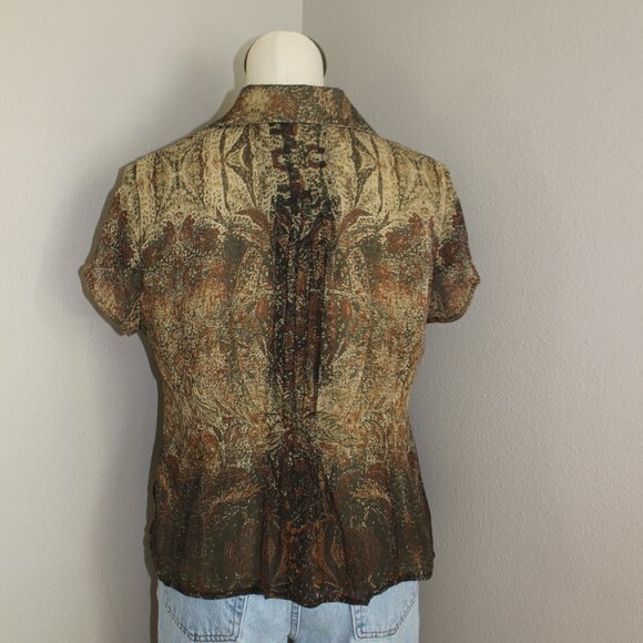 100% Silk Jones New York Top - Picture 3 of 5